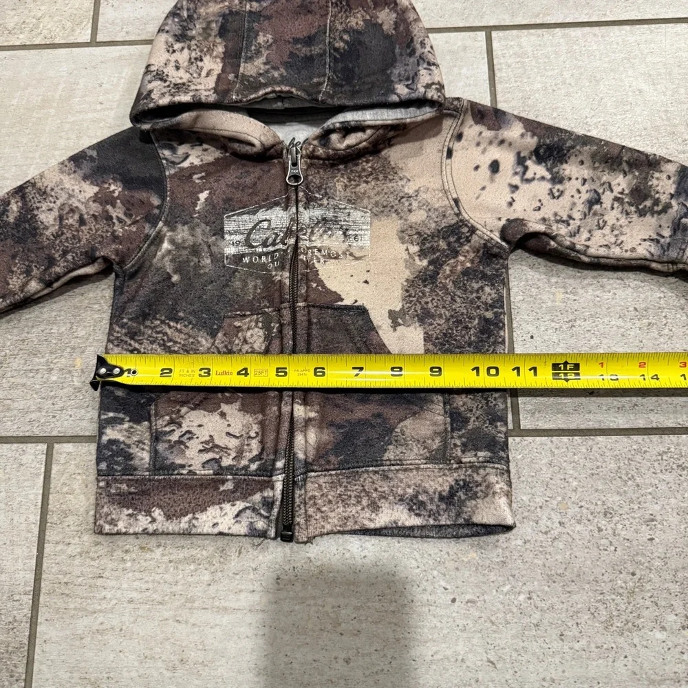 Cabelas full zip Camo Kids Hoodie 3m-6m - Picture 7 of 7